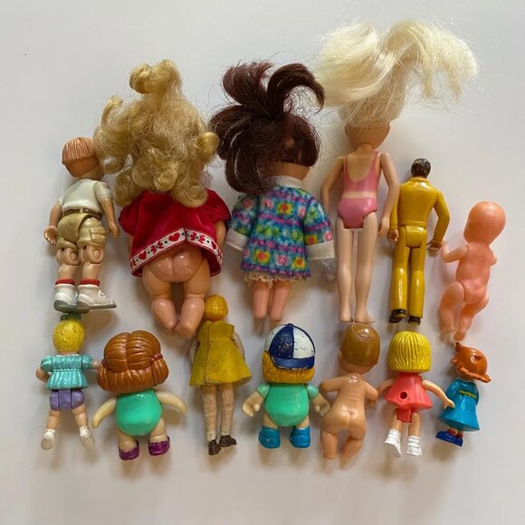 Vintage Small Dolls Lot Girls Kids Toys 1980s 1990s Barbie Quints Random - Picture 6 of 6